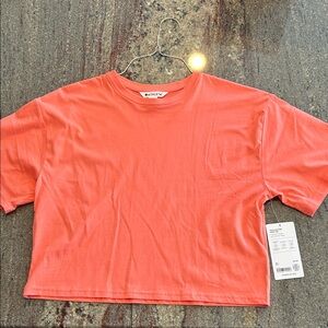Athleta Women’s True Cotton Tee Mimosa Sz S
